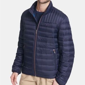 TOMMY HILFIGER PACKABLE DOWN BOMBER JACKET